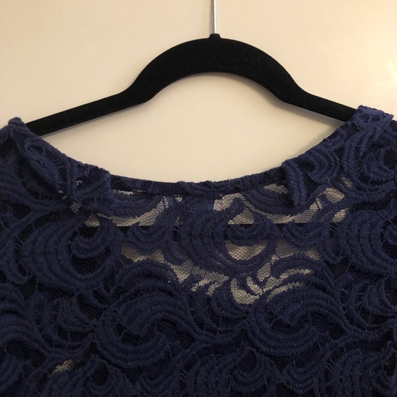 Blue Mesh Top - Picture 6 of 6